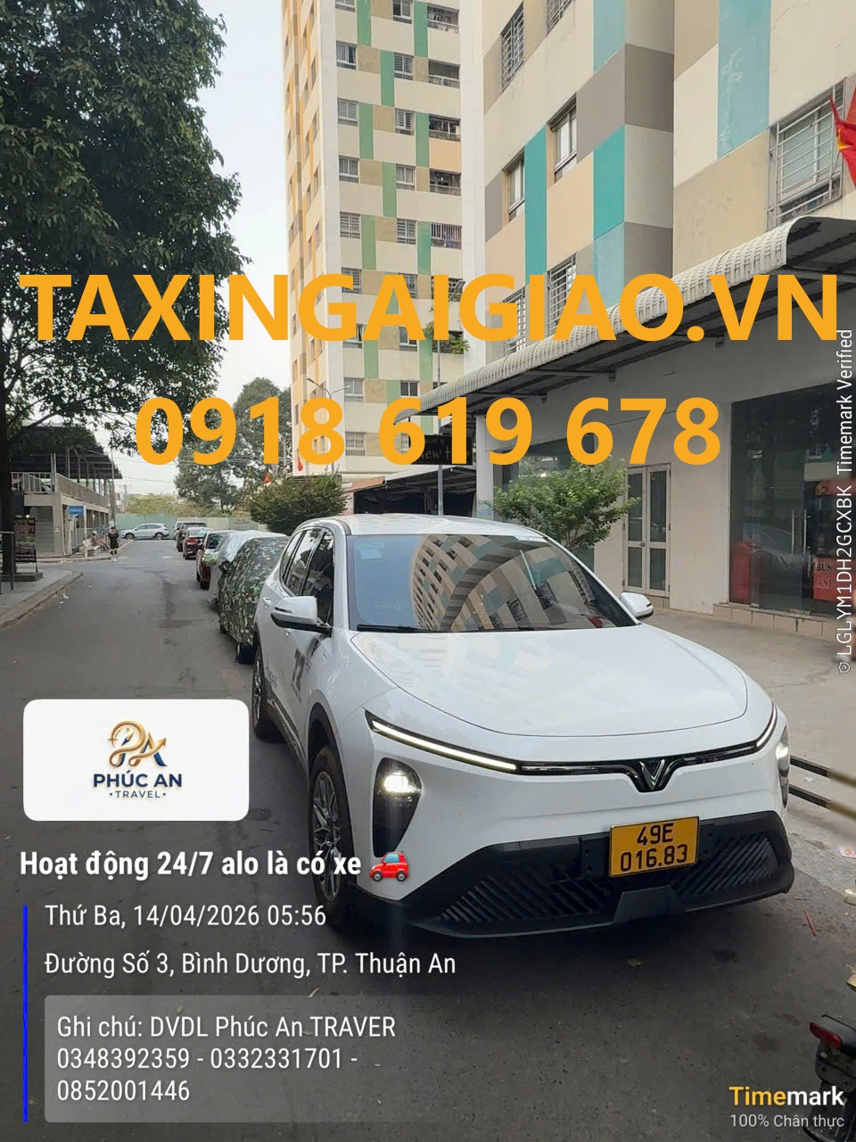 Taxi giao hàng nhanh Ngãi Giao, Giao nhanh trong ngày 0918 619 678