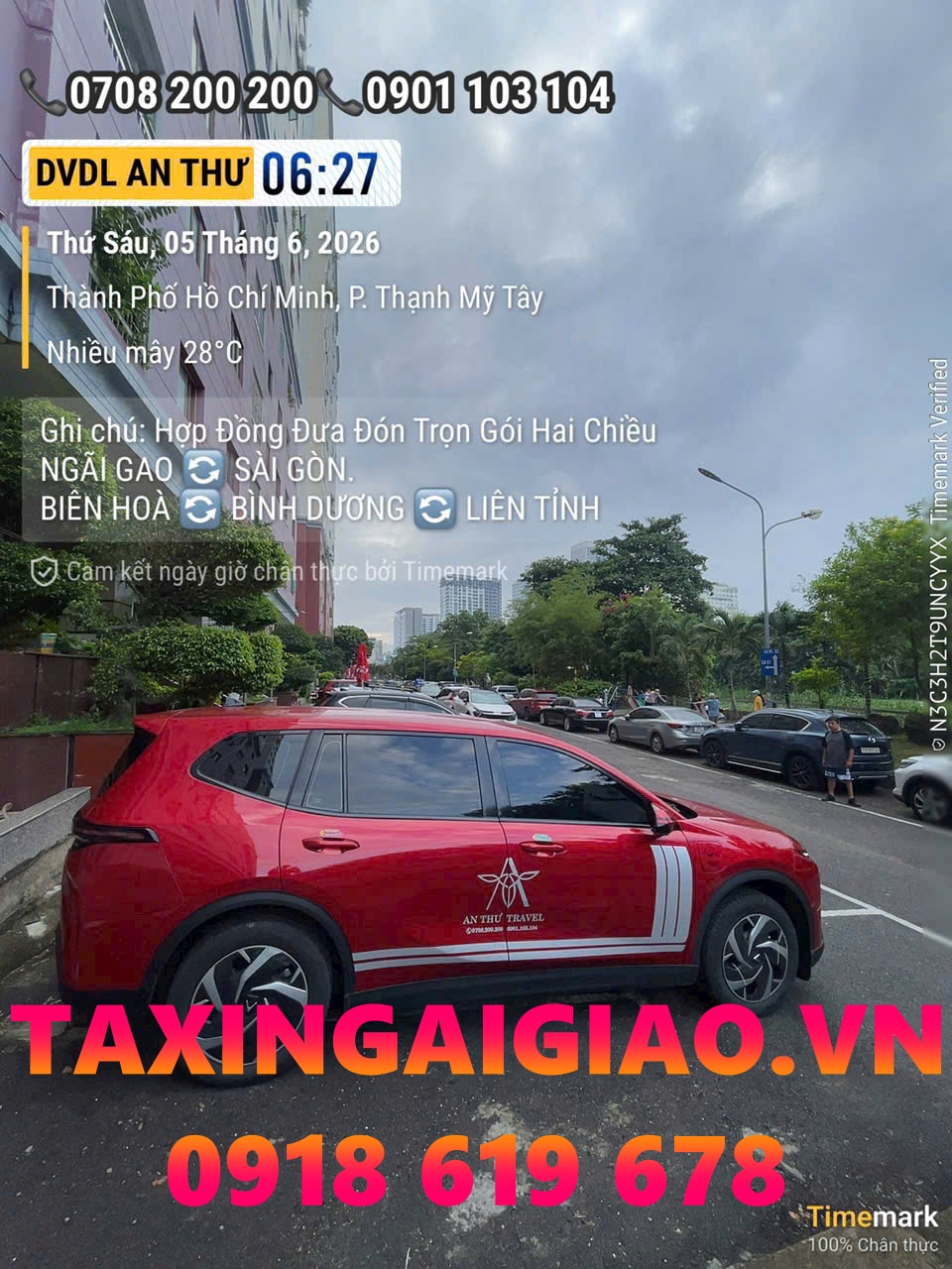 Taxi KCN Sonadezi Châu Đức gọi có xe ngay