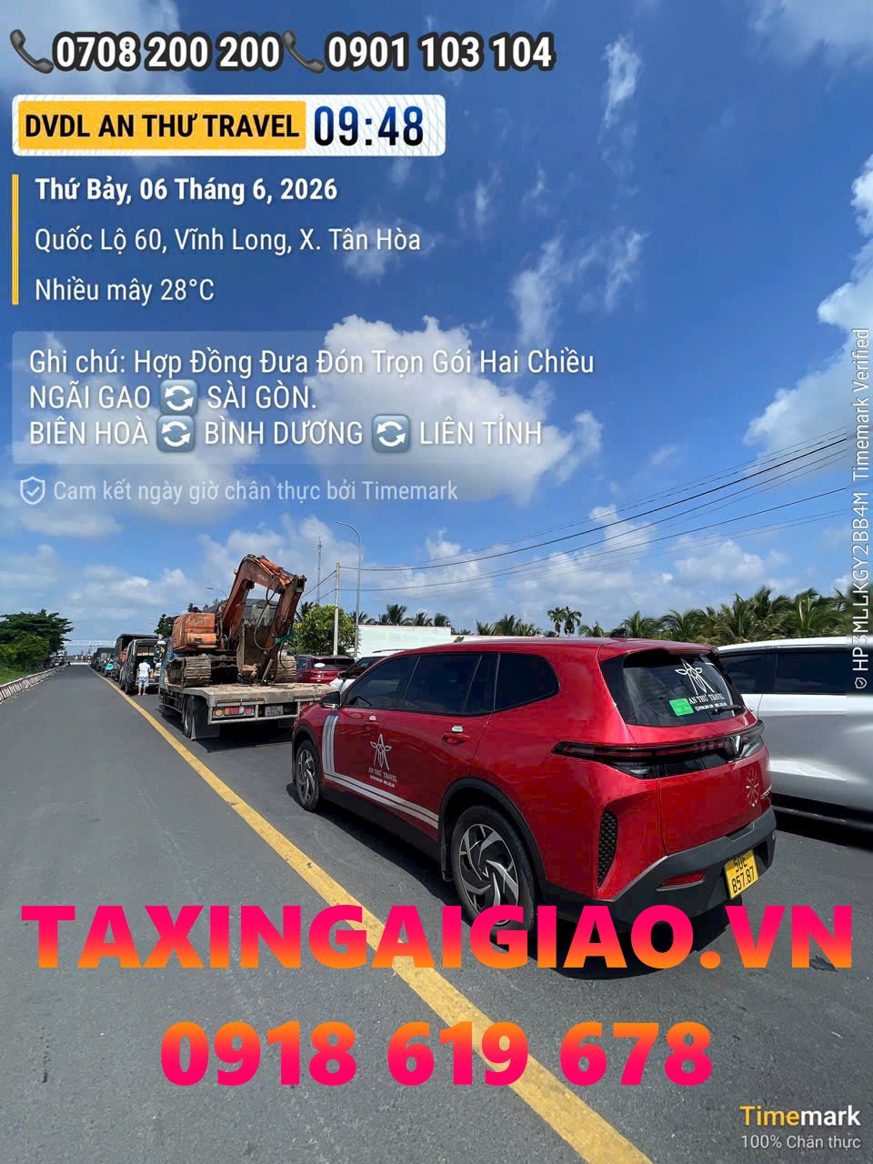 Taxi KCN Sonadezi Châu Đức gọi có xe ngay