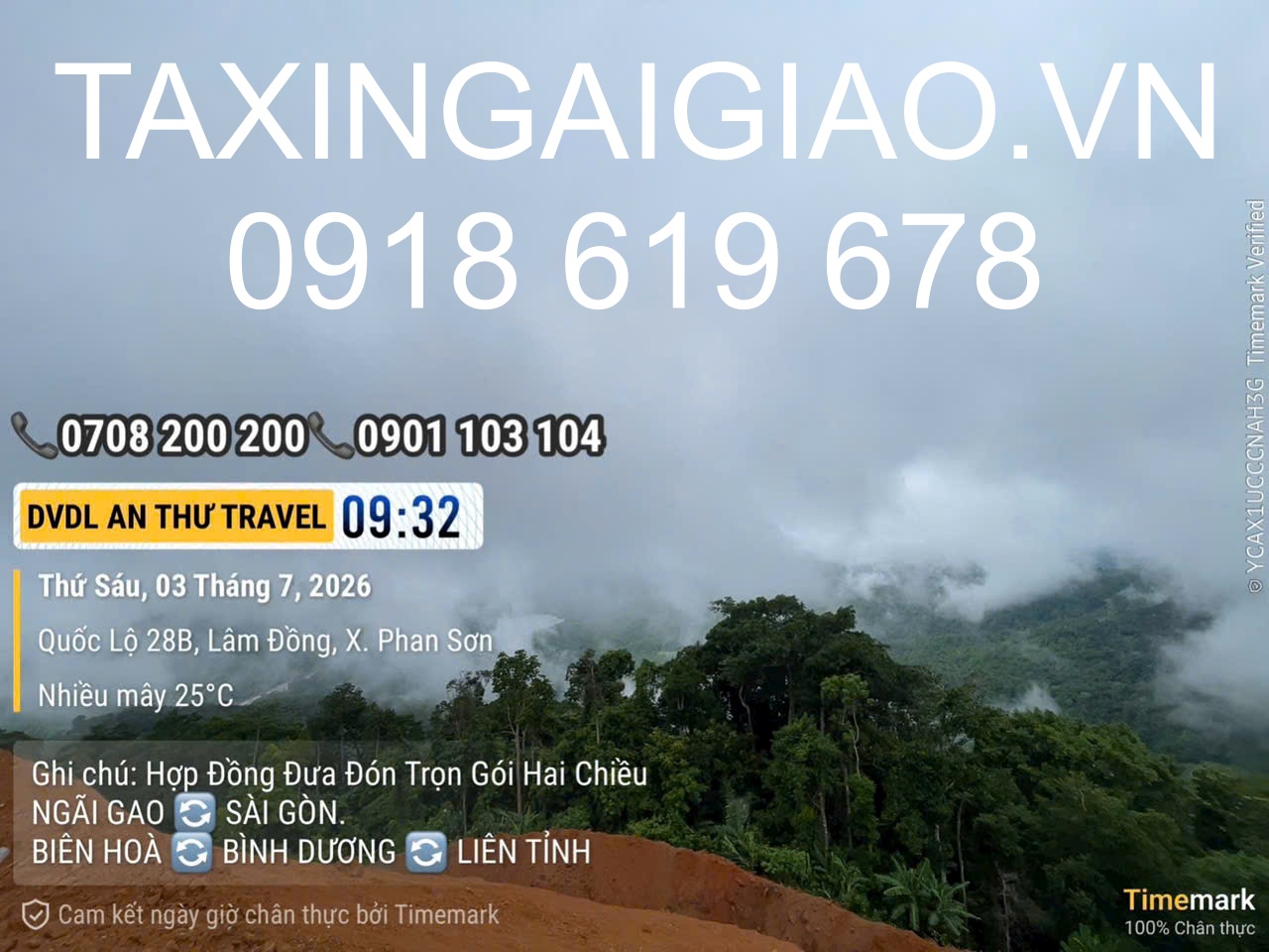 Đặt xe tại Suối Nghệ, Châu Đức đi Hồ Chí Minh giá rẻ 0918619678
